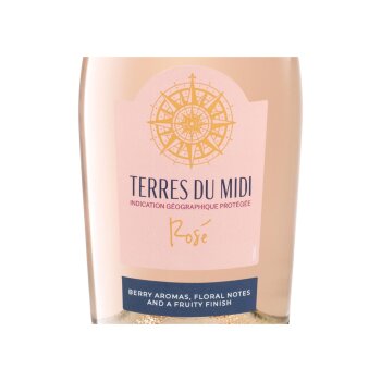 Terres du Midi Rosé IGP trocken, Roséwein 2023