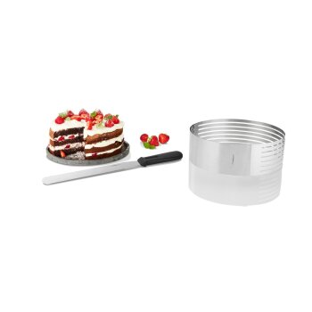 LIVARNO HOME Edelstahl-Küchenheber/Tortenboden-Schneidhilfe, spülmaschinengeeignet (Kuchenschneidhilfe) - B-Ware neuwertig