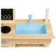 Playtive Matschküche, aus Echtholz mit Dach - B-Ware neuwertig