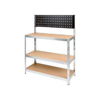 PARKSIDE® Schwerlastregal mit Werkzeugwand, 136 x 100...