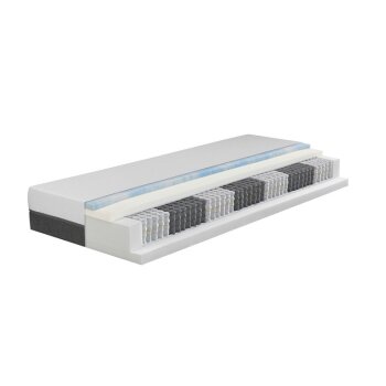 LIVARNO home Royal Support Visco 7-Zonen-1000er-Taschenfederkern-Matratze, H3, 80 x 200 cm - B-Ware neuwertig