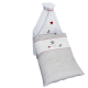 roba Kinder-Bettgarnitur Adam und Eule, 4-teilig, 100 x 135 cm - B-Ware sehr gut
