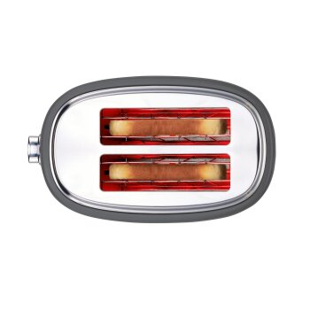 SILVERCREST® KITCHEN TOOLS Doppelschlitz-Toaster »STH 900 B2«, mit Elementen in Holzoptik (Grau) - B-Ware sehr gut