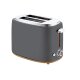 SILVERCREST® KITCHEN TOOLS Doppelschlitz-Toaster »STH 900 B2«, mit Elementen in Holzoptik (Grau) - B-Ware sehr gut
