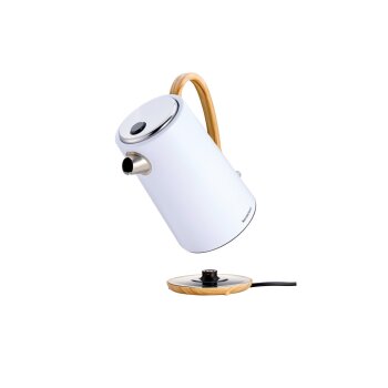 SILVERCREST® KITCHEN TOOLS »SWKH 3000 B2« Wasserkocher, in Holzoptik, weiß - B-Ware sehr gut
