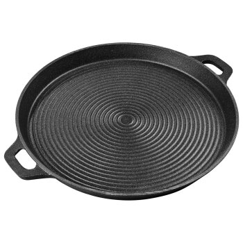 GRILLMEISTER Grillplatte/ Grillpfanne Gusseisen (Grillpfanne) - B-Ware neuwertig