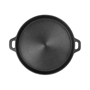 GRILLMEISTER Grillplatte/ Grillpfanne Gusseisen (Grillpfanne) - B-Ware neuwertig