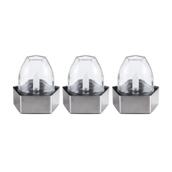 LIVARNO home LED-Solar-Leuchten, für Garten, Terrasse oder Balkon (Lampe / 3er Set) - B-Ware neuwertig