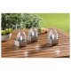 LIVARNO home LED-Solar-Leuchten, für Garten, Terrasse oder Balkon (Lampe / 3er Set) - B-Ware neuwertig