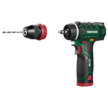 PARKSIDE® 12 V Akku-Bohrschrauber-Set »PBSA 12 E4«, mit Akku und Ladegerät - B-Ware gut