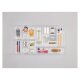 LIVARNO home Make-up-Organizer-Set, individuell zusammensteckbar (13-teilig transparent) - B-Ware neuwertig