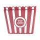 LIVARNO home Popcorn-/Trinkbehälter, im Retro-Design (Popcornbehälter 2er Set groß) - B-Ware Transportschaden Kosmetisch