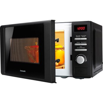Hanseatic Mikrowelle 819021, schwarz - B-Ware gut