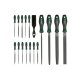 PARKSIDE® Werkstattfeilen-Set, 17-teilig, zur Bearbeitung von Metall - B-Ware Transportschaden Kosmetisch