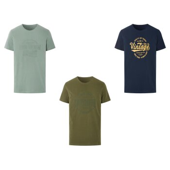 LIVERGY® Herren T-Shirt, mit Print - B-Ware