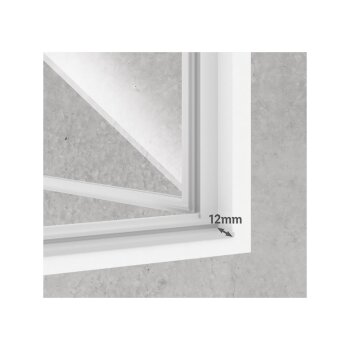 LIVARNO home Insektenschutz, für Fenster, 100 x 120 cm, weiß - B-Ware neuwertig