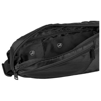 TOPMOVE® Diebstahlschutz-Tasche, mit Sicherheitsausstattung und elektronischem Ausleseschutz (Schultertasche, Schwarz) - B-Ware neuwertig