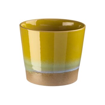 LIVARNO home Übertopf / Vase, aus glasierter Keramik (Gelb) - B-Ware neuwertig