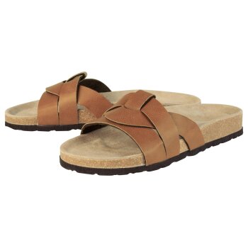 esmara® Damen Pantoletten mit Lederdecksohle - B-Ware