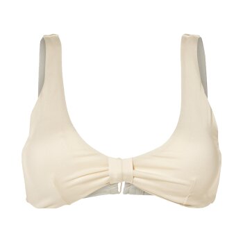 esmara® Damen Bikini-Oberteil, pflegeleichte Qualität (Creme, 36) - B-Ware neuwertig