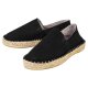 esmara® Damen Espadrilles, hoher Baumwollanteil (Schwarz, 38) - B-Ware neuwertig