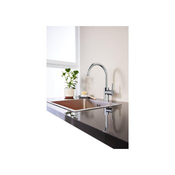 LIVARNO home Küchenarmatur, rund, chrom - B-Ware sehr gut