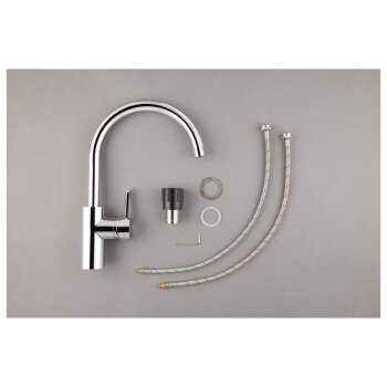 LIVARNO home Küchenarmatur, rund, chrom - B-Ware sehr gut