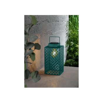 LIVARNO home LED-Solar-Laterne, mit Vorrichtung zum Aufhängen (Grün) - B-Ware sehr gut