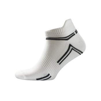 CRIVIT Herren Sport-Sneakersocken, 5 Paar, mit Fersenlasche (weiß/schwarz, 43-46) - B-Ware neuwertig