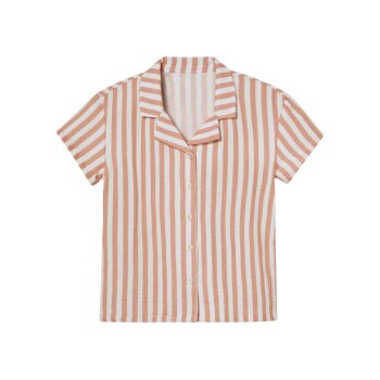 lupilu® Kinder Pyjama, aus angenehm weicher Musselin-Qualität (Rose, 122/128) - B-Ware neuwertig