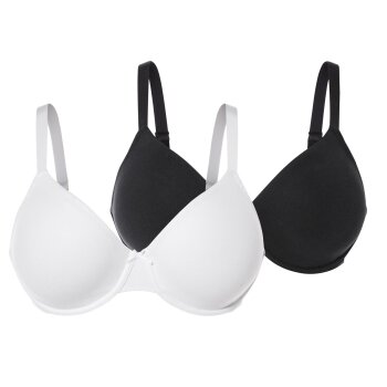 esmara® 2er Set Damen-Bügel-BHs, 90C,...