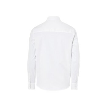 LIVERGY® Herren Oxford-Freizeithemd, in klassischem Design (Weiß, L (41/42)) - B-Ware neuwertig