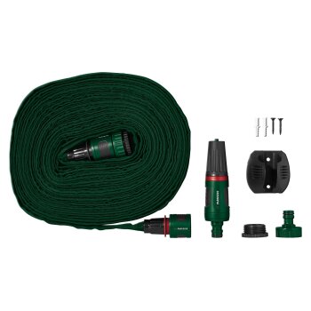 PARKSIDE® Spiralschlauch-Set / Terrassenschlauch-Set / Flachschlauch-Set, 7-teilig - B-Ware