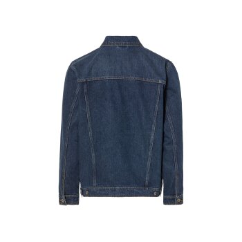 LIVERGY® Herren Jeansjacke aus reiner Baumwolle (mittelblau, L (52/54)) - B-Ware neuwertig