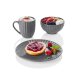 LIVARNO home Geschirrset aus Steinzeug, 18-teilig (Grau) - B-Ware neuwertig