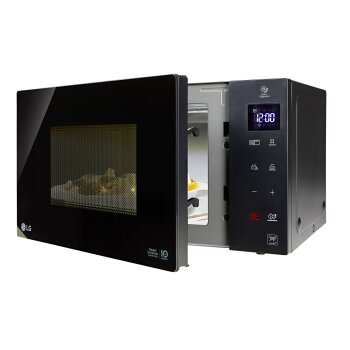 LG Mikrowelle MH 6535 GIS, schwarz - B-Ware sehr gut