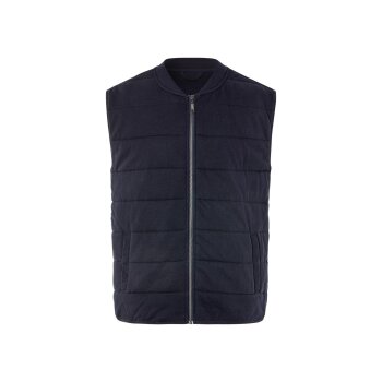 LIVERGY® Herren Steppweste, mit Baumwolle (navy, L(52/54)) - B-Ware neuwertig