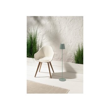LIVARNO home LED-Akku-Stehleuchte, mit USB und Touchdimmer, mint - B-Ware gut