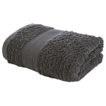 LIVARNO home Frottier-Gästetücher-Set, 8-teilig, 30 x 30 cm (Dunkelgrau) - B-Ware neuwertig