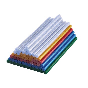 PARKSIDE® Niedertemperatur-Klebestifte, 60 Stück, ca. 150 mm (Glitzer) - B-Ware neuwertig
