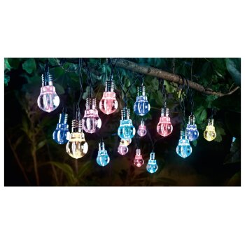 LIVARNO home LED-Sommerlichterkette, 14,75 m (Glühbirne) - B-Ware neuwertig