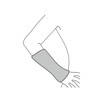 sensiplast® Schlauchbandage kühlend (Kühlende Bandagen /M) - B-Ware neuwertig