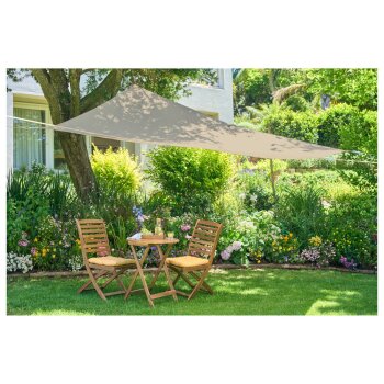 LIVARNO home Sonnensegel, rechteckig, beige - B-Ware...
