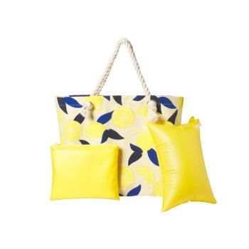 CRIVIT Damen Strandtaschen-Set, 3-teilig, mit separater...