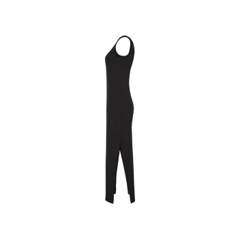 esmara® Damen Maxi-Kleid, mit Seitenschlitzen (Schwarz, XS(32/34)) - B-Ware neuwertig