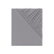 LIVARNO home Mikrofaser-Jersey-Spannbettlaken, 180-200 x 200 cm (Grau) - B-Ware neuwertig