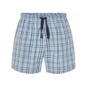 LIVERGY ® Herren-Schlafanzug, mit Bio-Baumwolle, L, blau/weiß - B-Ware neuwertig