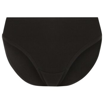 ESMARA® Damen Slips, 5 Stück, hoher Baumwollanteil (Schwarz/weiß, XS(32/34)) - B-Ware neuwertig