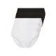 ESMARA® Damen Slips, 5 Stück, hoher Baumwollanteil (Schwarz/weiß, XS(32/34)) - B-Ware neuwertig