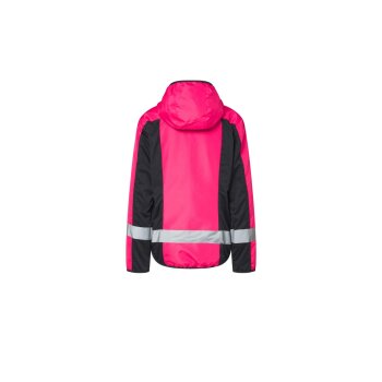 CRIVIT Damen Wendejacke, wasserabweisendes Obermaterial (pink/schwarz, S(36/38)) - B-Ware neuwertig